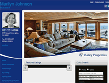 Tablet Screenshot of marilynjohnsonproperties.com